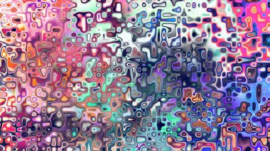 Yumuşak mor ve pembe tonlara sahip soyut organik hücresel doku, sıvı mozaik desen ve rüya gibi dijital yüzey