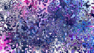 Yumuşak mor ve pembe tonlara sahip soyut organik hücresel doku, sıvı mozaik desen ve rüya gibi dijital yüzey