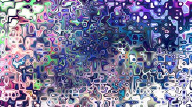 Yumuşak mor ve pembe tonlara sahip soyut organik hücresel doku, sıvı mozaik desen ve rüya gibi dijital yüzey