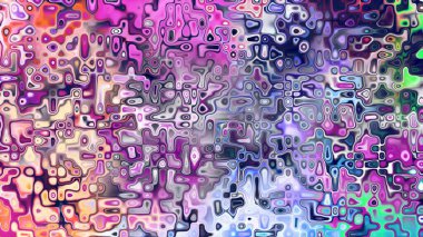 Yumuşak mor ve pembe tonlara sahip soyut organik hücresel doku, sıvı mozaik desen ve rüya gibi dijital yüzey