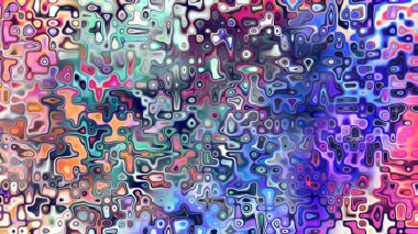 Yumuşak mor ve pembe tonlara sahip soyut organik hücresel doku, sıvı mozaik desen ve rüya gibi dijital yüzey