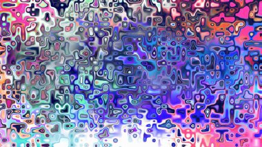 Yumuşak mor ve pembe tonlara sahip soyut organik hücresel doku, sıvı mozaik desen ve rüya gibi dijital yüzey