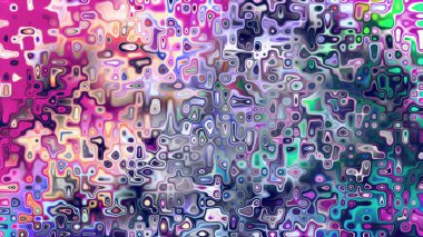 Yumuşak mor ve pembe tonlara sahip soyut organik hücresel doku, sıvı mozaik desen ve rüya gibi dijital yüzey