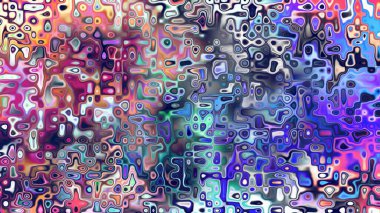 Yumuşak mor ve pembe tonlara sahip soyut organik hücresel doku, sıvı mozaik desen ve rüya gibi dijital yüzey