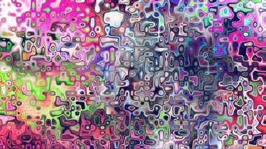 Yumuşak mor ve pembe tonlara sahip soyut organik hücresel doku, sıvı mozaik desen ve rüya gibi dijital yüzey