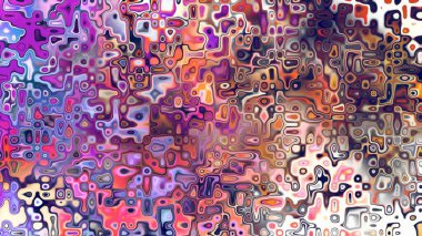 Yumuşak mor ve pembe tonlara sahip soyut organik hücresel doku, sıvı mozaik desen ve rüya gibi dijital yüzey