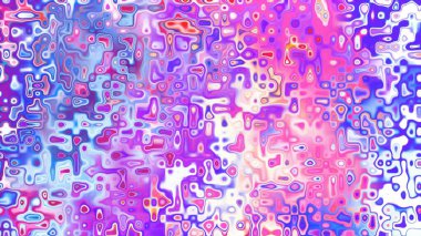 Yumuşak mor ve pembe tonlara sahip soyut organik hücresel doku, sıvı mozaik desen ve rüya gibi dijital yüzey