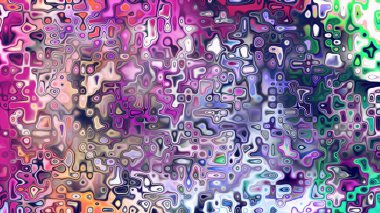 Yumuşak mor ve pembe tonlara sahip soyut organik hücresel doku, sıvı mozaik desen ve rüya gibi dijital yüzey