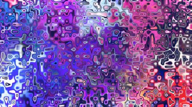 Yumuşak mor ve pembe tonlara sahip soyut organik hücresel doku, sıvı mozaik desen ve rüya gibi dijital yüzey