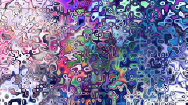 Yumuşak mor ve pembe tonlara sahip soyut organik hücresel doku, sıvı mozaik desen ve rüya gibi dijital yüzey