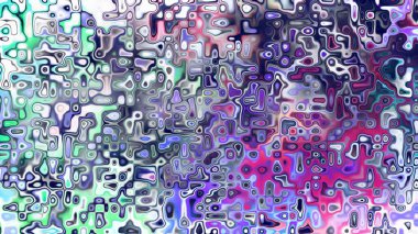 Yumuşak mor ve pembe tonlara sahip soyut organik hücresel doku, sıvı mozaik desen ve rüya gibi dijital yüzey