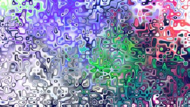 Yumuşak mor ve pembe tonlara sahip soyut organik hücresel doku, sıvı mozaik desen ve rüya gibi dijital yüzey