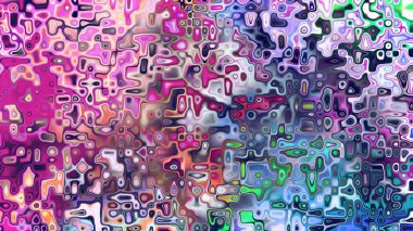 Yumuşak mor ve pembe tonlara sahip soyut organik hücresel doku, sıvı mozaik desen ve rüya gibi dijital yüzey