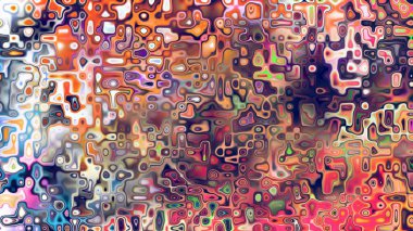 Yumuşak mor ve pembe tonlara sahip soyut organik hücresel doku, sıvı mozaik desen ve rüya gibi dijital yüzey