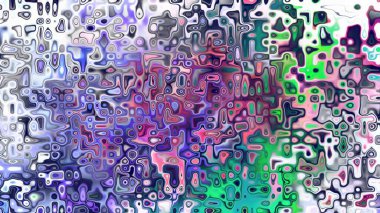 Yumuşak mor ve pembe tonlara sahip soyut organik hücresel doku, sıvı mozaik desen ve rüya gibi dijital yüzey