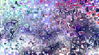 Yumuşak mor ve pembe tonlara sahip soyut organik hücresel doku, sıvı mozaik desen ve rüya gibi dijital yüzey