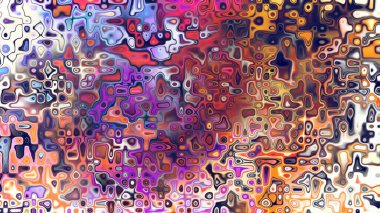 Yumuşak mor ve pembe tonlara sahip soyut organik hücresel doku, sıvı mozaik desen ve rüya gibi dijital yüzey