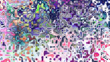 Yumuşak mor ve pembe tonlara sahip soyut organik hücresel doku, sıvı mozaik desen ve rüya gibi dijital yüzey