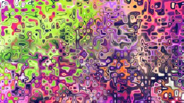 Yumuşak mor ve pembe tonlara sahip soyut organik hücresel doku, sıvı mozaik desen ve rüya gibi dijital yüzey