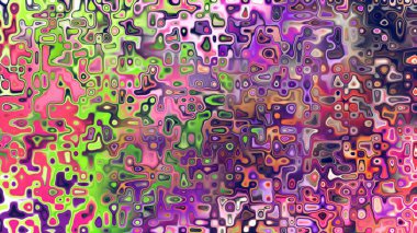 Yumuşak mor ve pembe tonlara sahip soyut organik hücresel doku, sıvı mozaik desen ve rüya gibi dijital yüzey