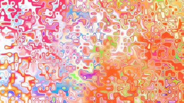 Yumuşak mor ve pembe tonlara sahip soyut organik hücresel doku, sıvı mozaik desen ve rüya gibi dijital yüzey