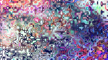 Yumuşak mor ve pembe tonlara sahip soyut organik hücresel doku, sıvı mozaik desen ve rüya gibi dijital yüzey