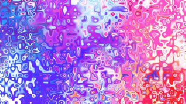 Yumuşak mor ve pembe tonlara sahip soyut organik hücresel doku, sıvı mozaik desen ve rüya gibi dijital yüzey