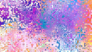 Yumuşak mor ve pembe tonlara sahip soyut organik hücresel doku, sıvı mozaik desen ve rüya gibi dijital yüzey