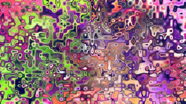 Yumuşak mor ve pembe tonlara sahip soyut organik hücresel doku, sıvı mozaik desen ve rüya gibi dijital yüzey