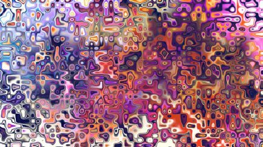 Yumuşak mor ve pembe tonlara sahip soyut organik hücresel doku, sıvı mozaik desen ve rüya gibi dijital yüzey