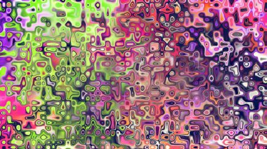 Yumuşak mor ve pembe tonlara sahip soyut organik hücresel doku, sıvı mozaik desen ve rüya gibi dijital yüzey