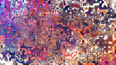 Yumuşak mor ve pembe tonlara sahip soyut organik hücresel doku, sıvı mozaik desen ve rüya gibi dijital yüzey