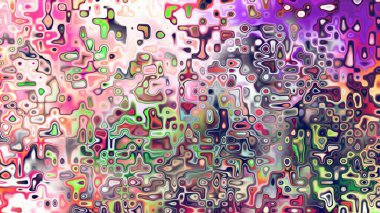 Yumuşak mor ve pembe tonlara sahip soyut organik hücresel doku, sıvı mozaik desen ve rüya gibi dijital yüzey