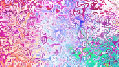 Yumuşak mor ve pembe tonlara sahip soyut organik hücresel doku, sıvı mozaik desen ve rüya gibi dijital yüzey