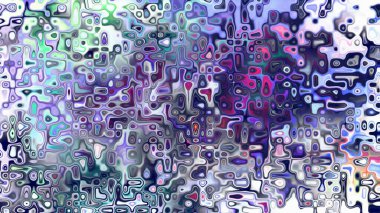 Yumuşak mor ve pembe tonlara sahip soyut organik hücresel doku, sıvı mozaik desen ve rüya gibi dijital yüzey