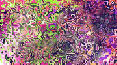 Yumuşak mor ve pembe tonlara sahip soyut organik hücresel doku, sıvı mozaik desen ve rüya gibi dijital yüzey