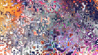 Yumuşak mor ve pembe tonlara sahip soyut organik hücresel doku, sıvı mozaik desen ve rüya gibi dijital yüzey