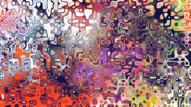 Yumuşak mor ve pembe tonlara sahip soyut organik hücresel doku, sıvı mozaik desen ve rüya gibi dijital yüzey