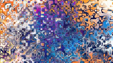 Yumuşak mor ve pembe tonlara sahip soyut organik hücresel doku, sıvı mozaik desen ve rüya gibi dijital yüzey