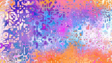 Yumuşak mor ve pembe tonlara sahip soyut organik hücresel doku, sıvı mozaik desen ve rüya gibi dijital yüzey