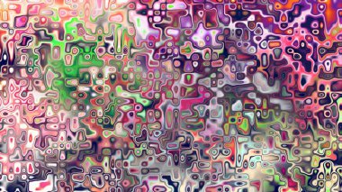 Yumuşak mor ve pembe tonlara sahip soyut organik hücresel doku, sıvı mozaik desen ve rüya gibi dijital yüzey