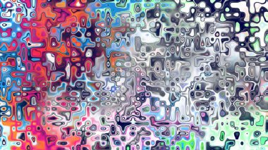 Yumuşak mor ve pembe tonlara sahip soyut organik hücresel doku, sıvı mozaik desen ve rüya gibi dijital yüzey