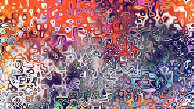 Yumuşak mor ve pembe tonlara sahip soyut organik hücresel doku, sıvı mozaik desen ve rüya gibi dijital yüzey