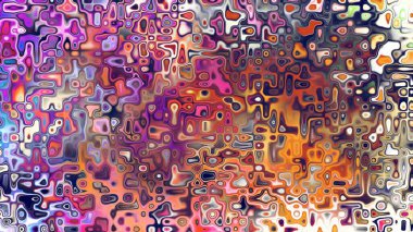 Yumuşak mor ve pembe tonlara sahip soyut organik hücresel doku, sıvı mozaik desen ve rüya gibi dijital yüzey