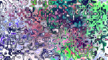 Yumuşak mor ve pembe tonlara sahip soyut organik hücresel doku, sıvı mozaik desen ve rüya gibi dijital yüzey