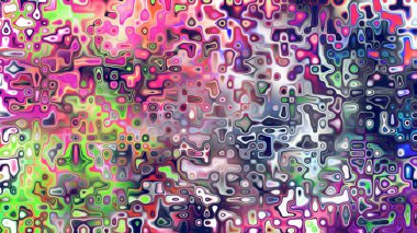 Yumuşak mor ve pembe tonlara sahip soyut organik hücresel doku, sıvı mozaik desen ve rüya gibi dijital yüzey