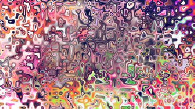 Yumuşak mor ve pembe tonlara sahip soyut organik hücresel doku, sıvı mozaik desen ve rüya gibi dijital yüzey