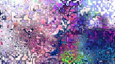 Yumuşak mor ve pembe tonlara sahip soyut organik hücresel doku, sıvı mozaik desen ve rüya gibi dijital yüzey