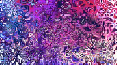 Yumuşak mor ve pembe tonlara sahip soyut organik hücresel doku, sıvı mozaik desen ve rüya gibi dijital yüzey