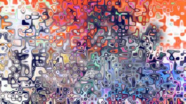 Yumuşak mor ve pembe tonlara sahip soyut organik hücresel doku, sıvı mozaik desen ve rüya gibi dijital yüzey